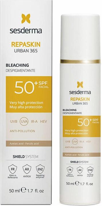 Image du produit Sesderma Repaskin Urban 365 Dépigmentant (Crème solaire visage, SPF 50, 50 ml)