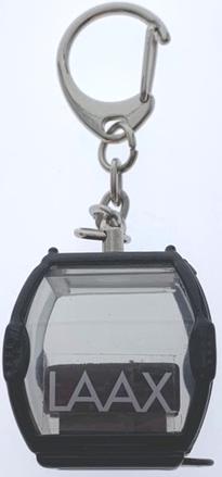 Actual product image Jägerndorfer Key fob black Laax Omega-IV, metal