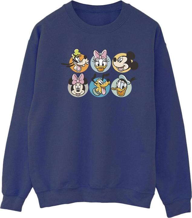 Disney Mickey Mouse And Friends Faces Sweatshirt (XXL)