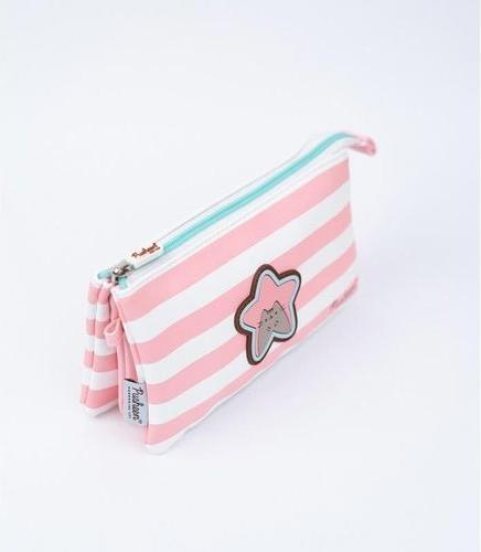 Image du produit Étui Pusheen rose/blanc, 21.5 x 12 cm