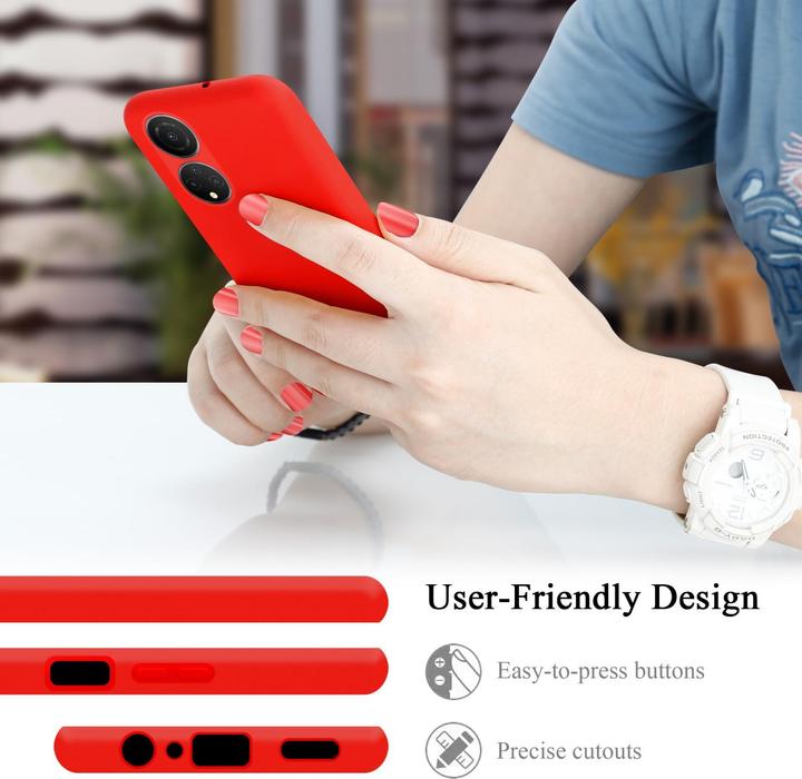 Image du produit Cadorabo TPU Liquid Silicone Case Housse pour Honor X7 (Honor X7)