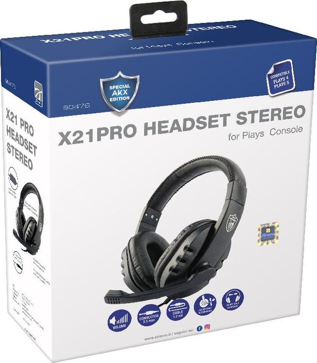 Actual product image Xtreme Headphones With Microphone 2 0 P (Cable)