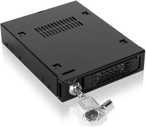 Produktbild Icy Dock MB991SK-B SATA Wechselrahmen fuer den Einbau in einen 8,89cm 3,5Zoll Schacht Eagle-Hook Verschlus...