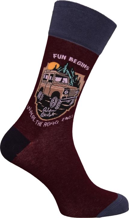 Actual product image Simply Essentials Boys Toys Mens Safari Truck Socks (39.5 - 45.5)