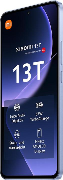 Immagine prodotto Xiaomi 13T (256 GB, Blu alpino, 6.67", Doppia SIM, 50 Mpx, 5G)