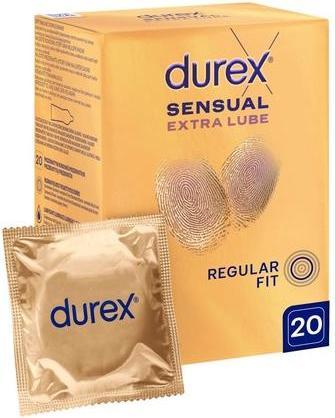 Image du produit Durex Préservatifs sensuels extra lubrifiés - 20 pièces (20 pcs)