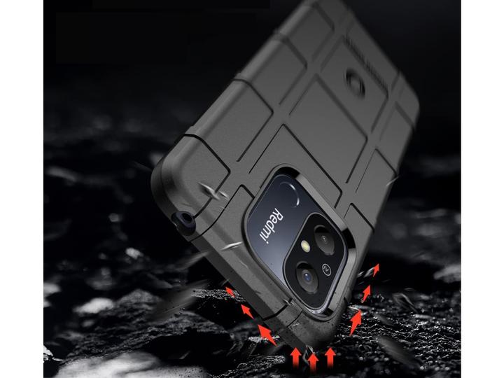 Actual product image Screenguard Xiaomi Redmi 12C Rugged Shield Cover (Xiaomi Redmi 12C)