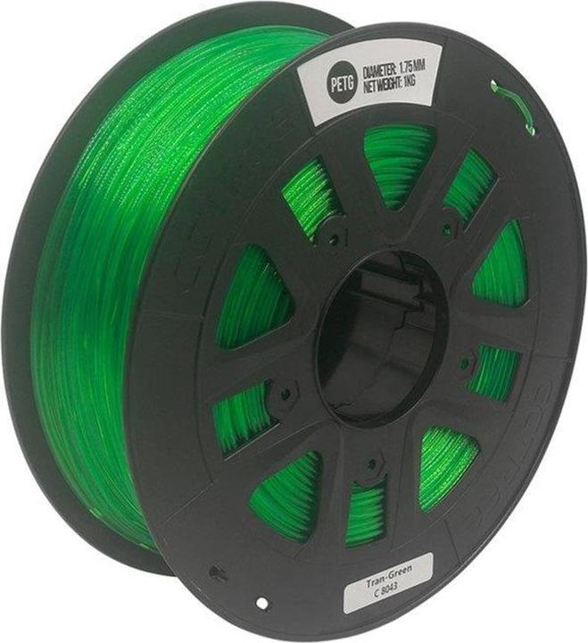 Actual product image Anycubic PETG 1.75 mm 1 kg. Transparent green (PETG, 1.75 mm, 1000 g, Transparent)