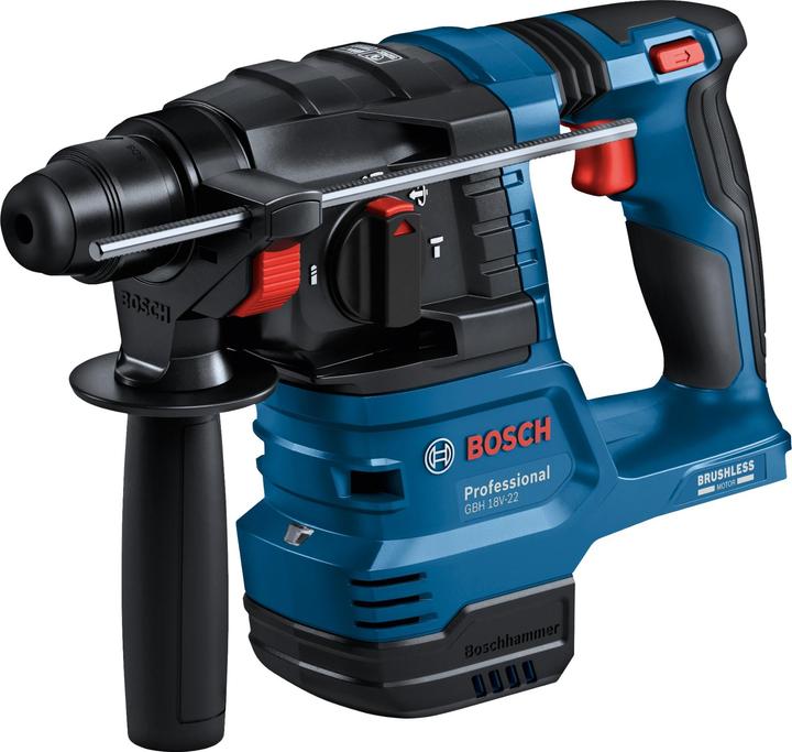 Produktbild Bosch Professional Akku-Bohrhammer mit SDS plus GBH 18V-22, 2 x Akku GBA 18V 4.0Ah, L-BOXX (Akkubetrieb)