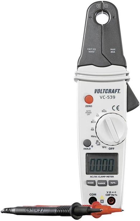 Produktbild Voltcraft AC/DC-Kriechstrom-Zangenmessgerät (CAT III 600V)