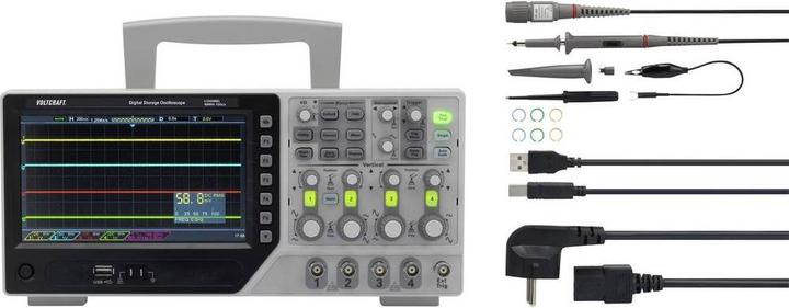 Produktbild Voltcraft 4-Kanal Speicheroszilloskop 1000 Serie (CAT II 300V)