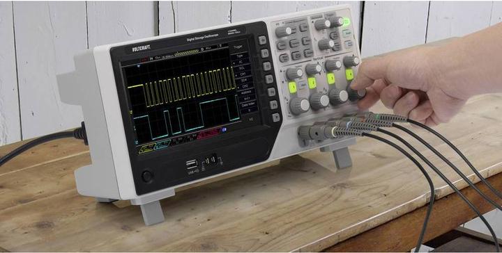 Produktbild Voltcraft 4-Kanal Speicheroszilloskop 1000 Serie (CAT II 300V)