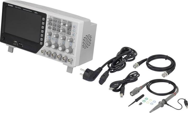 Actual product image Voltcraft Digital Oscilloscope DSO-1204F 200 MHz 4- (CAT II 300V)