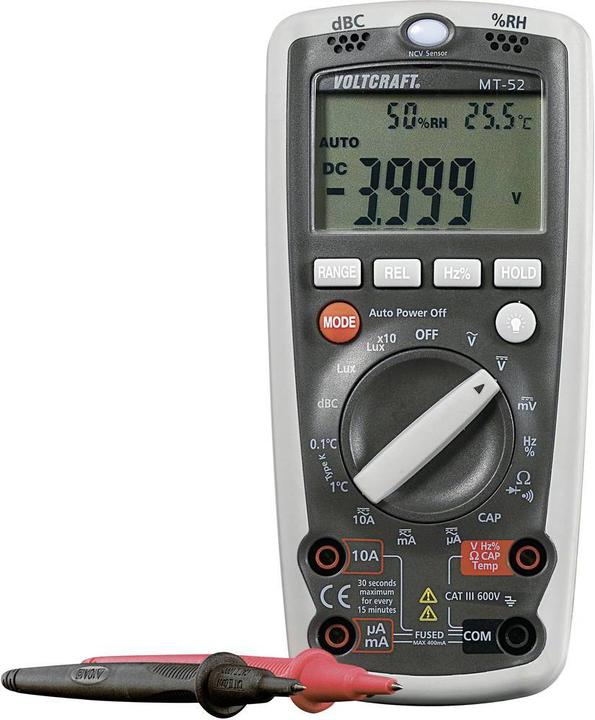 Produktbild Voltcraft Multitester MT-52 (CAT III 600V)