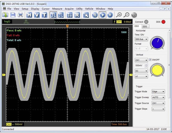 Actual product image Voltcraft USB oscilloscope head with arbitrary DDS function generator (CAT I)