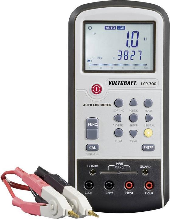 Batterien · 1 Satz Kelvin-Messleitungen mit Präzisions-Krokoklemmen · Kalibrierstecker · Tasche · Bedienungsanleitung
