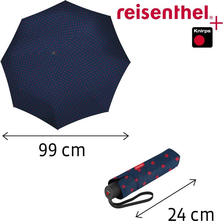 Produktbild reisenthel Schirm Pocket Classic mixed dots red