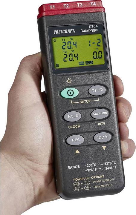 Produktbild Voltcraft Digital-Thermometer K204 Datalogger