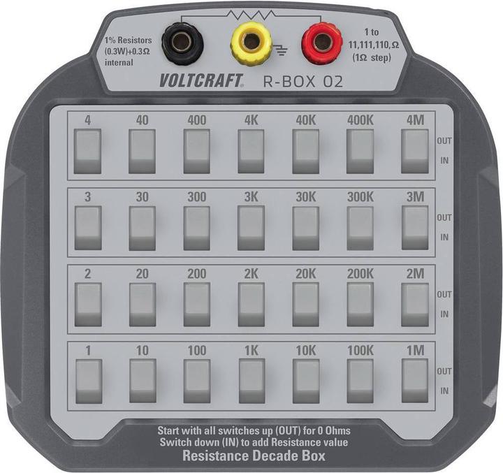 Image du produit Voltcraft Décade de résistance R-Box 02