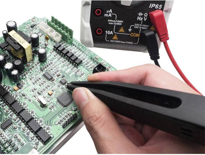 Produktbild Voltcraft Messleitung 1.14m mit Pinzette