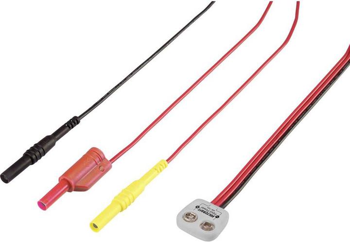 Actual product image Voltcraft Measuring adapter MB-704 type T for 9V block battery