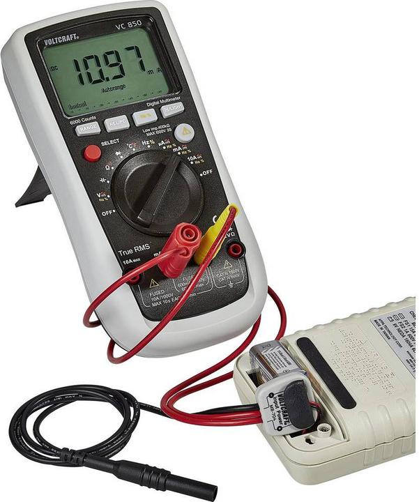 Actual product image Voltcraft Measuring adapter MB-704 type T for 9V block battery