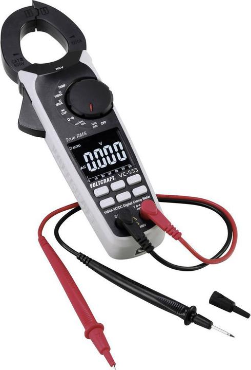 Actual product image Voltcraft VC533 Current clamp AC/DC (CAT III 600V)