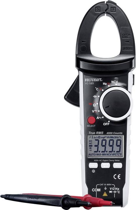 Produktbild Voltcraft Digitales TrueRMS AC-Stromzangen-Multimeter (CAT III 600V)