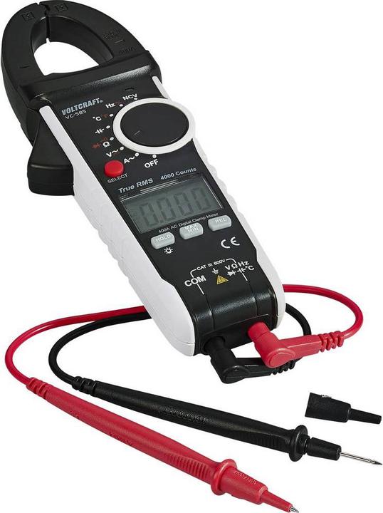 Produktbild Voltcraft Digitales TrueRMS AC-Stromzangen-Multimeter (CAT III 600V)