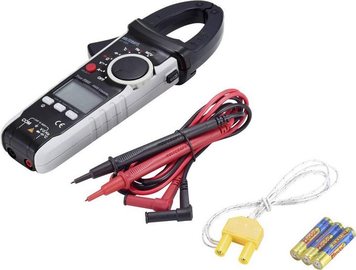 Produktbild Voltcraft Digitales TrueRMS AC-Stromzangen-Multimeter (CAT III 600V)