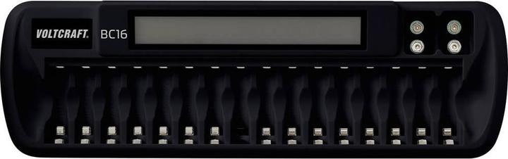 Image du produit Voltcraft Chargeur de piles rondes BC16 (1 pcs, 9V Block, AAA, AA, Batterie)