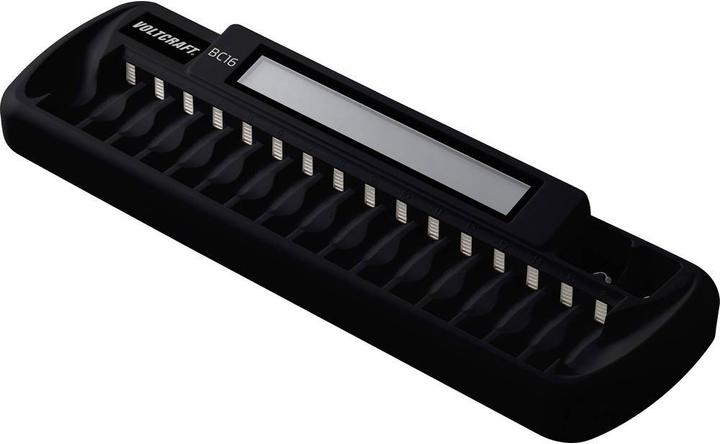Image du produit Voltcraft Chargeur de piles rondes BC16 (1 pcs, 9V Block, AAA, AA, Batterie)