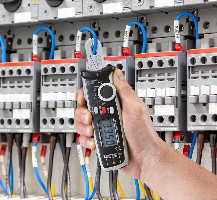 Produktbild Voltcraft Stromzange Schaltschrank (CAT III 300V, CAT II 600V)