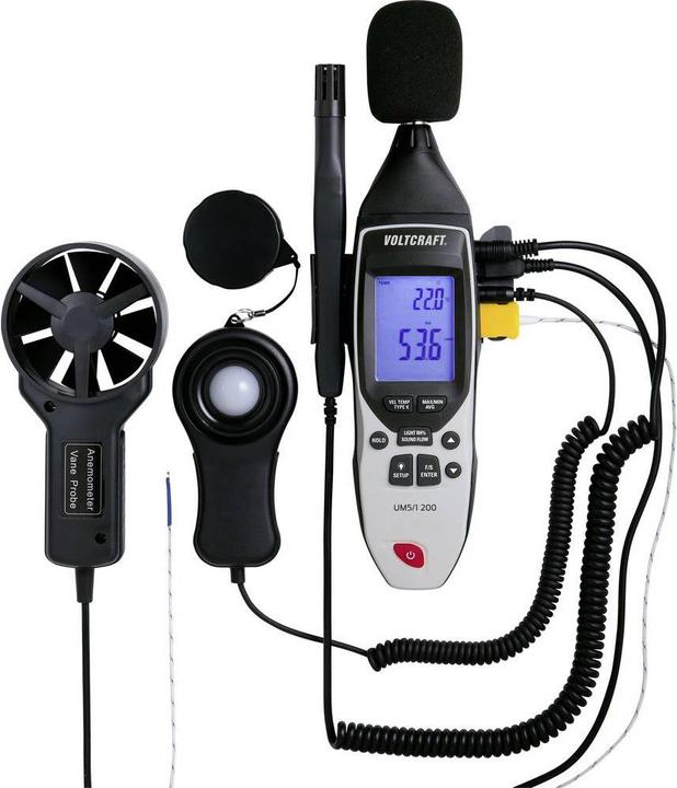 Actual product image Voltcraft Temperature adapter environmental meter