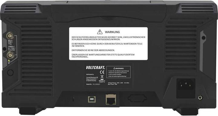 Actual product image Voltcraft 250 MHz Zweikanal-Arbiträr-Signalgenerator mit Touchscreen-Bedienung