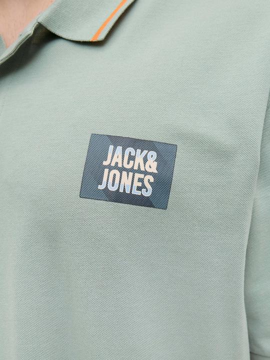 Produktbild Jack & Jones Plus Size Gedruckt Poloshirt Poloshirt (5XL)