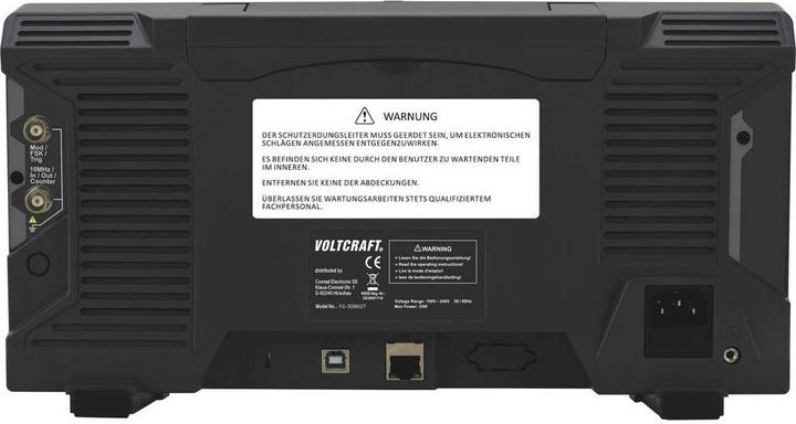 Image du produit Voltcraft Générateur de signaux arbitraires 80 MHz à deux canaux avec écran tactile