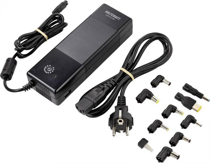 Produktbild Voltcraft Universal-Notebook-Netzteil NPS-134 USB (134.50 W)