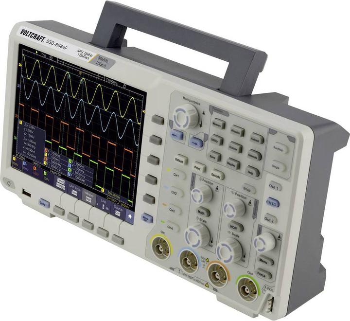 Produktbild Voltcraft Digital-Oszilloskop DSO-6084F (CAT II)