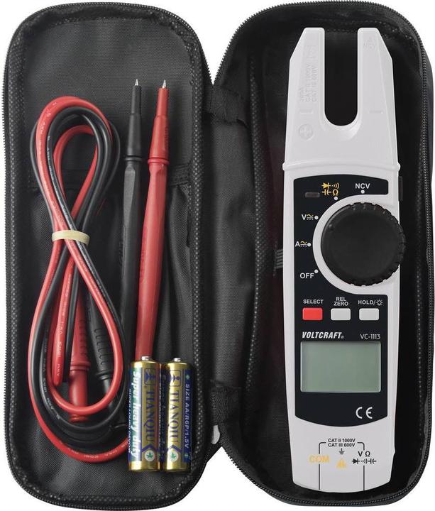Actual product image Voltcraft Current clamp AC/DC VC 1113 (CAT II 1000V, CAT III 600V)