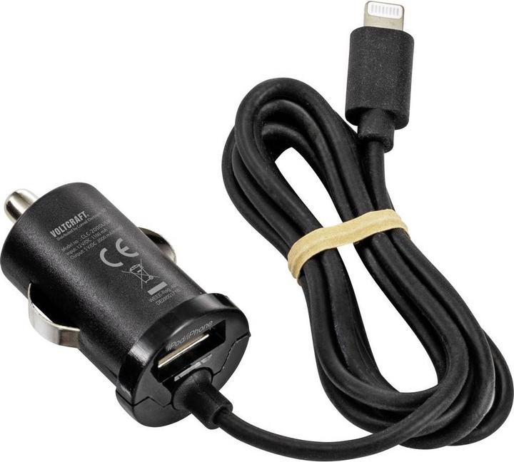 Voltcraft Chargeur d'iPad/iPhone/iPod Chargeur de voiture USB pour ® Produits (10 W)