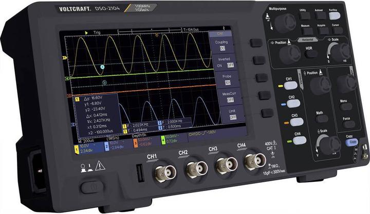 Actual product image Voltcraft DSO-2104 (CAT II 400V)