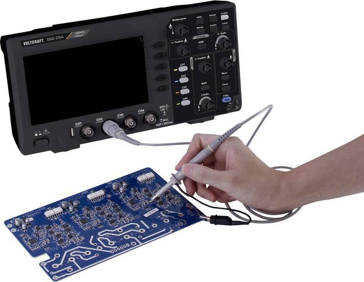 Actual product image Voltcraft DSO-2104 (CAT II 400V)