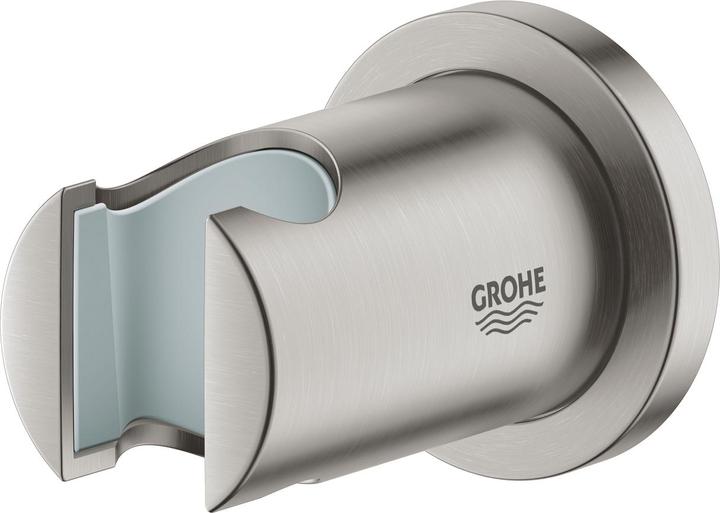 Grohe Hand shower holder RAINSHOWER n adjustable round rosette supersteel
