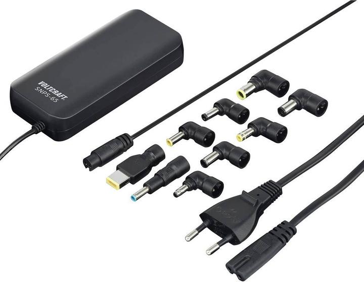 Actual product image Voltcraft Notebook power supply SNPS 65 Compact and lightweight (65 W)