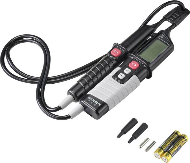 Image du produit Voltcraft VC-65 SE Testeur de tension bipolaire CAT III 1000 V, CAT IV 600V Acoustique, LCD, LED (CAT III 1000V, CAT IV 600V)