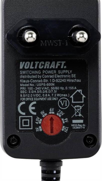 Image du produit Voltcraft Usps-600N Adaptateur secteur