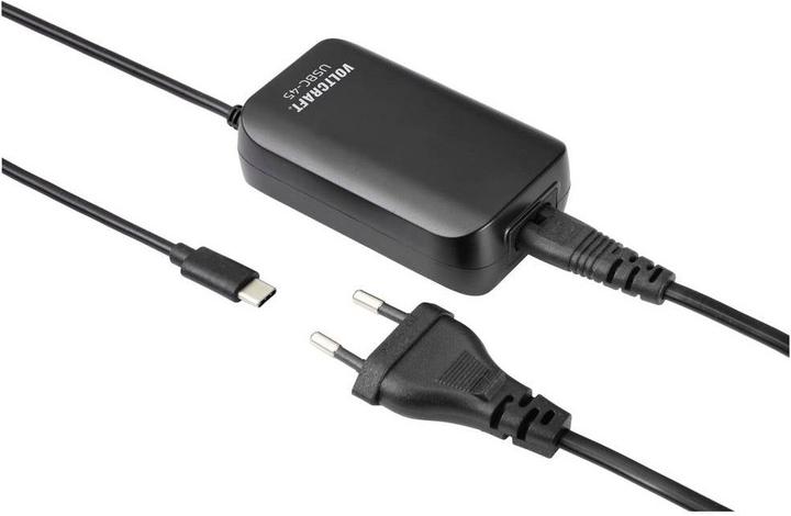 Actual product image Voltcraft Notebook power supply 45 W 5 V/DC 9 12 15 20 V/DC 3 A (45 W)