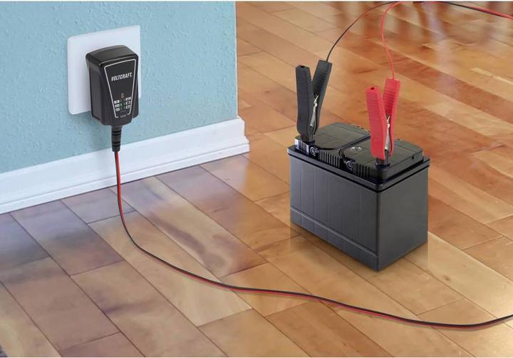 Actual product image Voltcraft Lead battery plug-in charger BC-1001