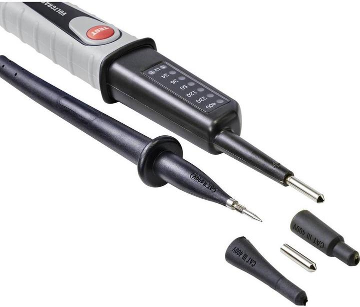 Produktbild Voltcraft VC-37 SE 2-poliger Spannungsprüfer mit RCD Test (CAT III)